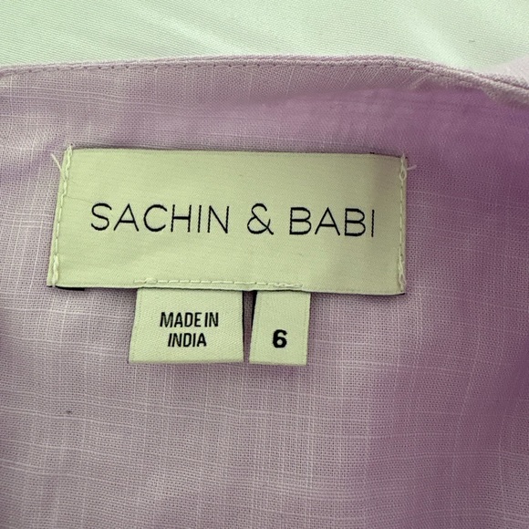 Sachin & Babi Lilac Linen Dress - Picture 3 of 3